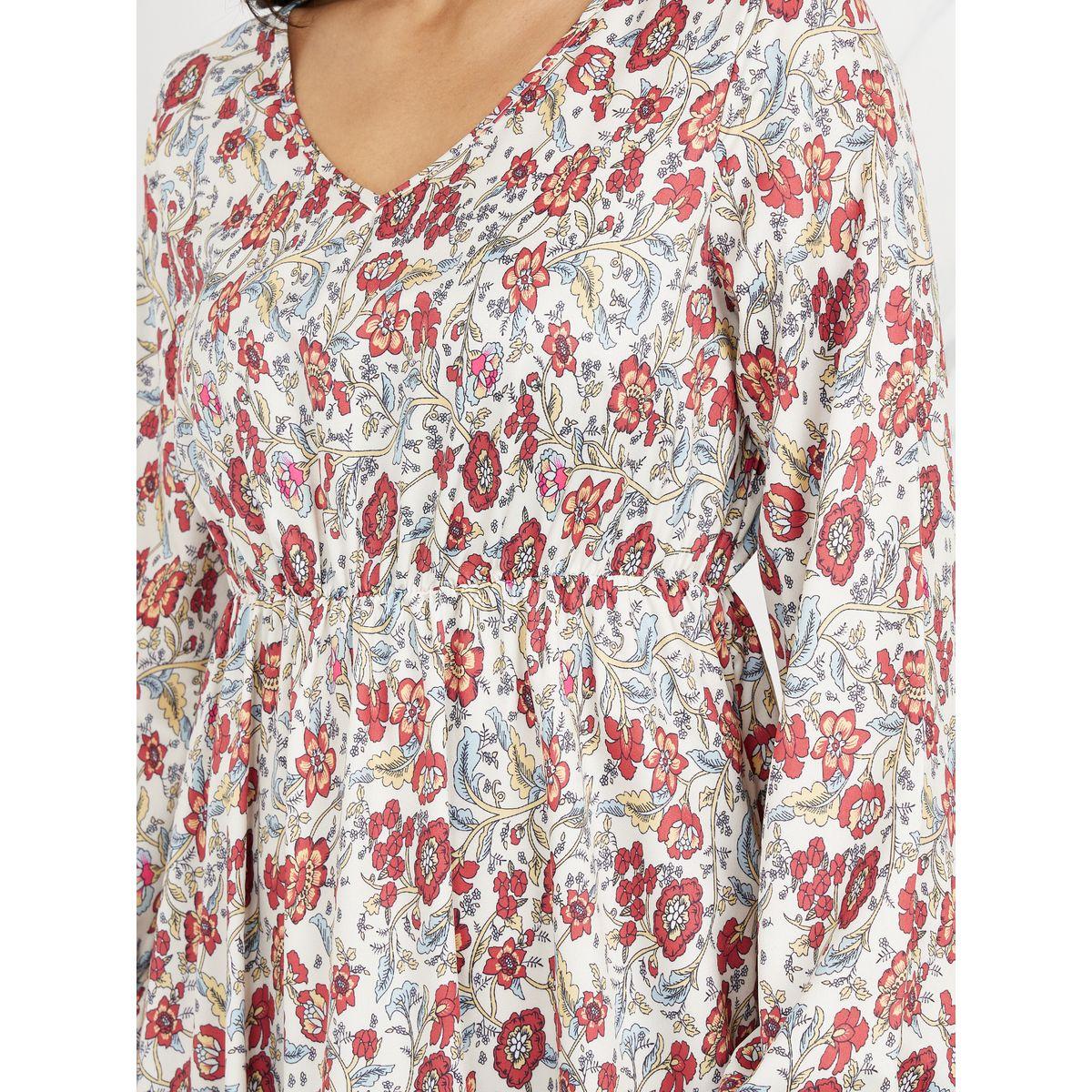 Styli Bohemian Floral Print A-Line Maxi Dress-women-clothing-dresses-image-3