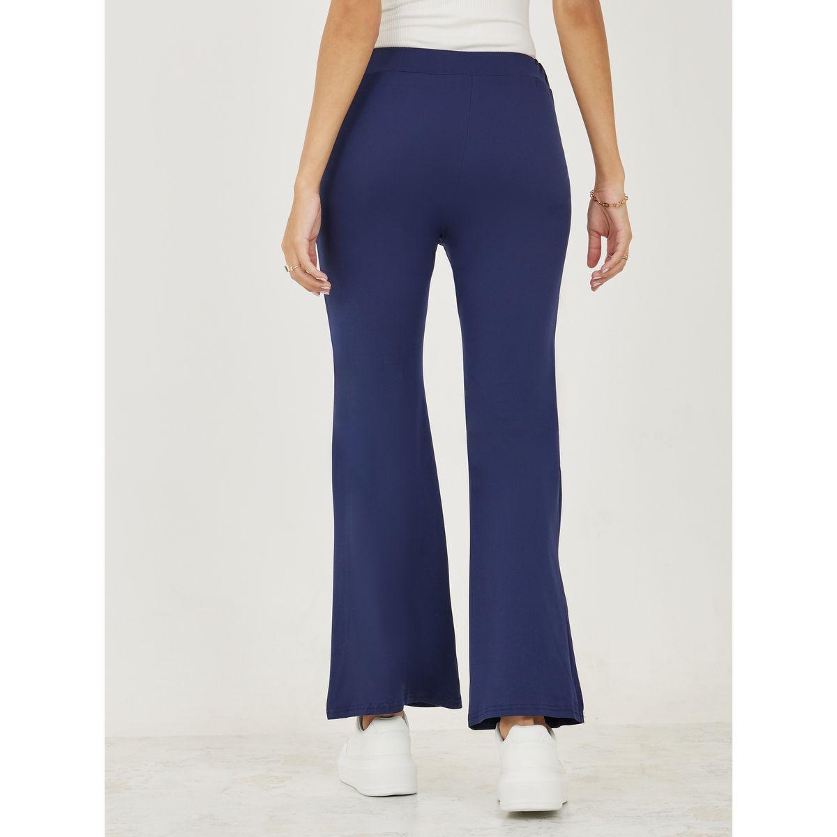 Styli Side Taping Detail Flared Leggings-women-clothing-bottoms-leggings-image-4