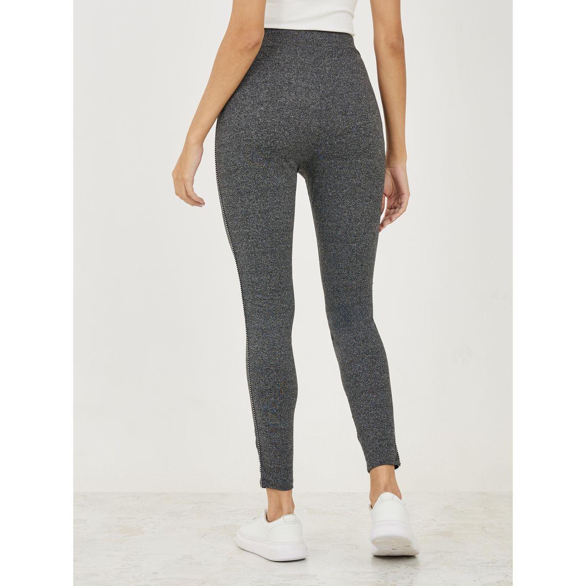 Styli Side Seam Strip Crop Length Leggings-women-clothing-bottoms-leggings-image-4