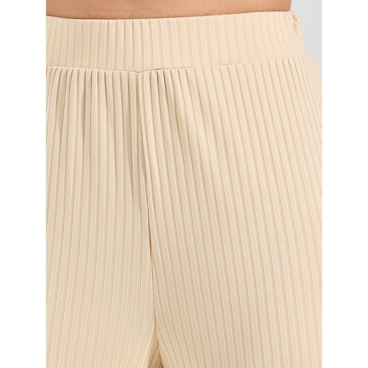 Styli Ribbed Relaxed Fit Full Length Pants-women-clothing-bottoms-trousers-image-3