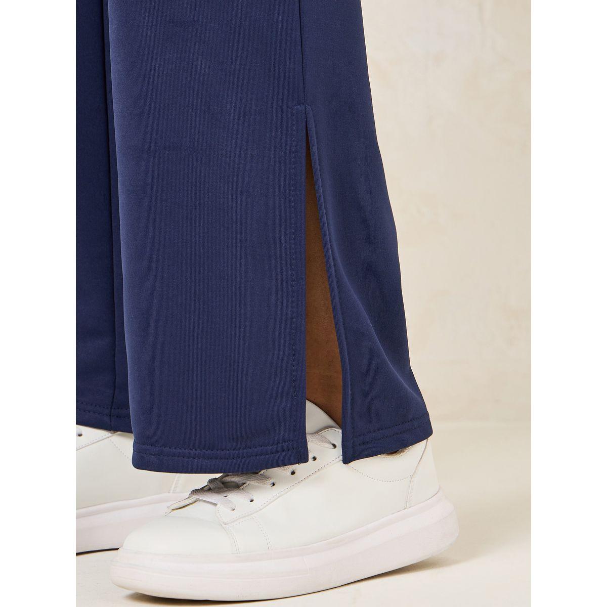 Styli Wide Leg Joggers with Side Seam Slit-women-clothing-bottoms-joggers-image-3