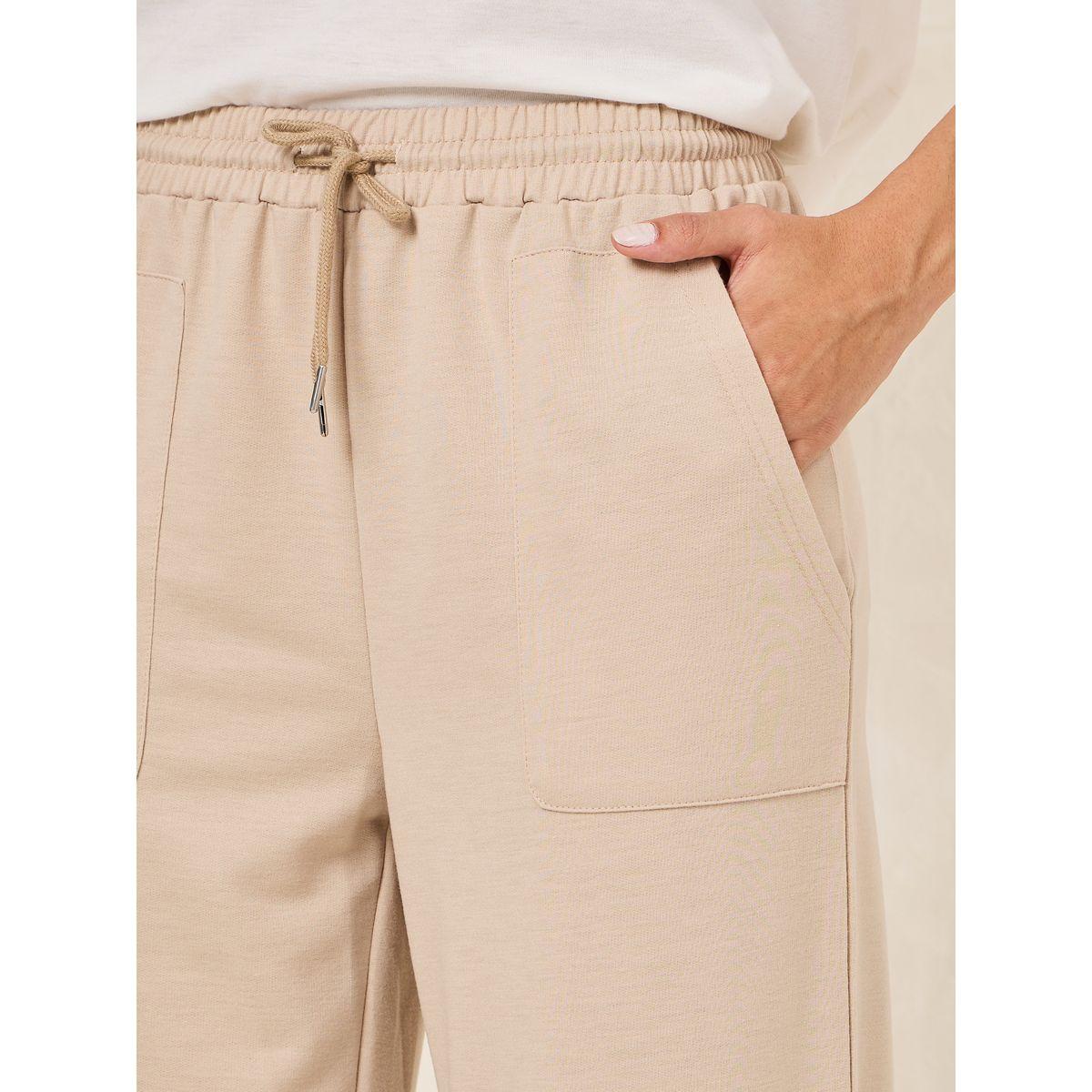 Styli Solid Straight Fit Joggers with Side Pocket-women-clothing-bottoms-joggers-image-3
