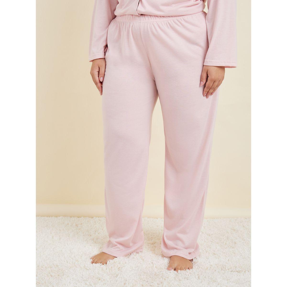 Styli Unwind Plus Long Sleeves Jersey Button Through Shirt & Pyjama Set-women-clothing-nightwear-pyjamas-longsets-image-6