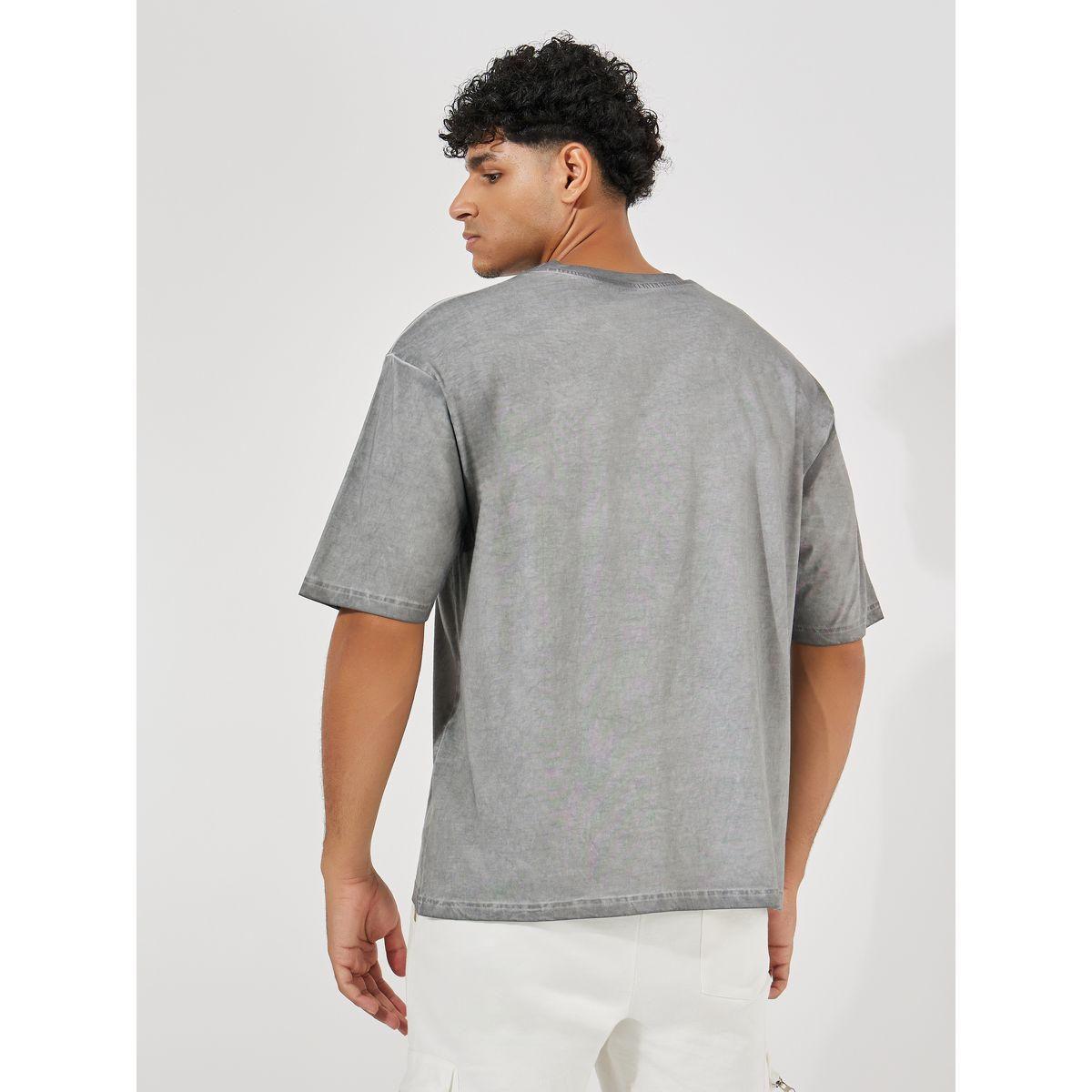 تيشيرت فضفاض مطبع بطبعة كتابة-men-clothing-tshirtsandpolos-tshirts-image-4