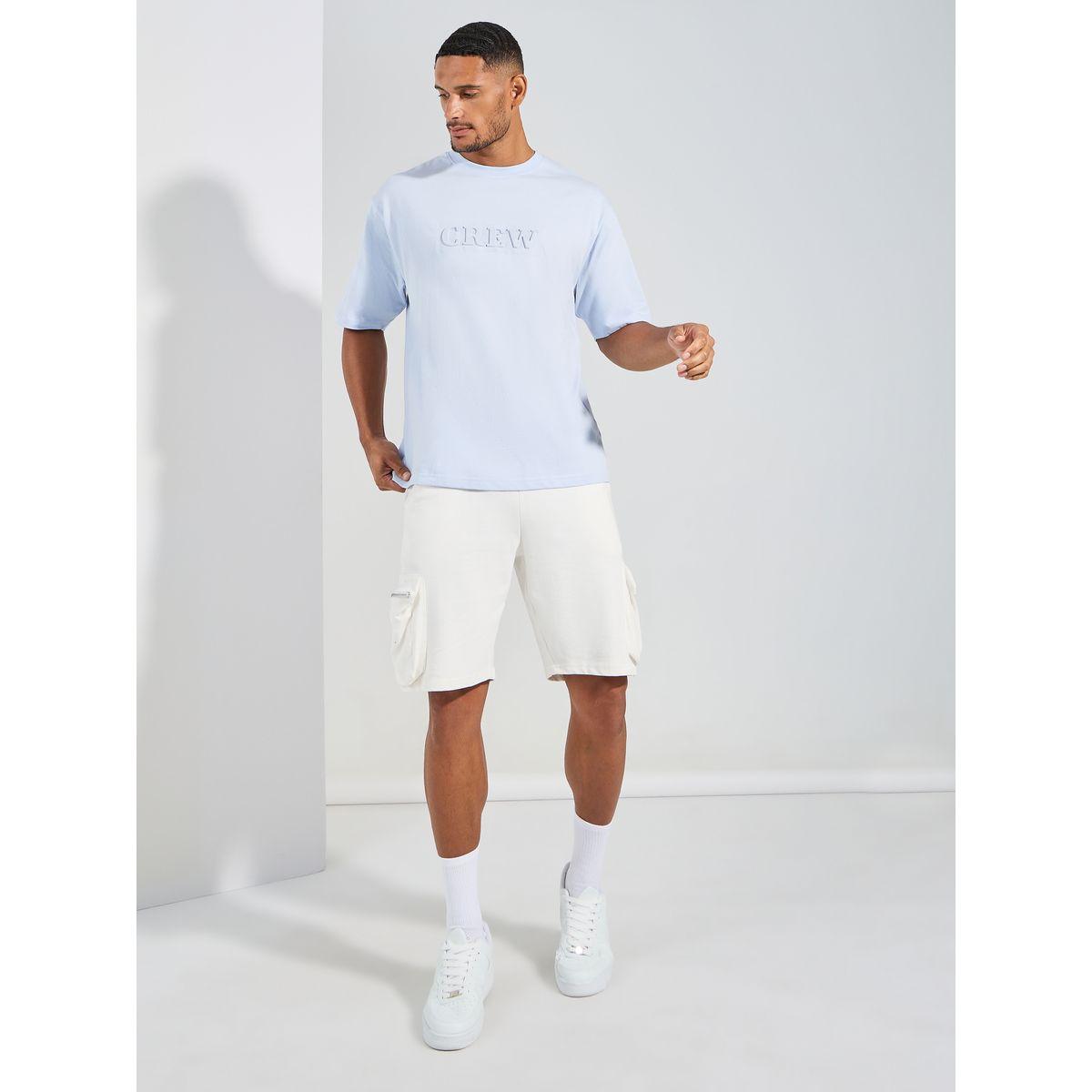 Styli Embossed Slogan Oversized Compact Jersey T-Shirt-men-clothing-tshirtsandpolos-tshirts-image-2