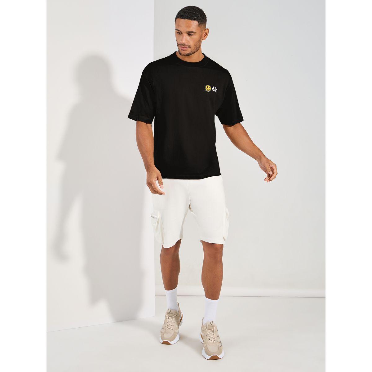Styli Chest Badge Compact Jersey Oversized T-Shirt-men-clothing-tshirtsandpolos-tshirts-image-1