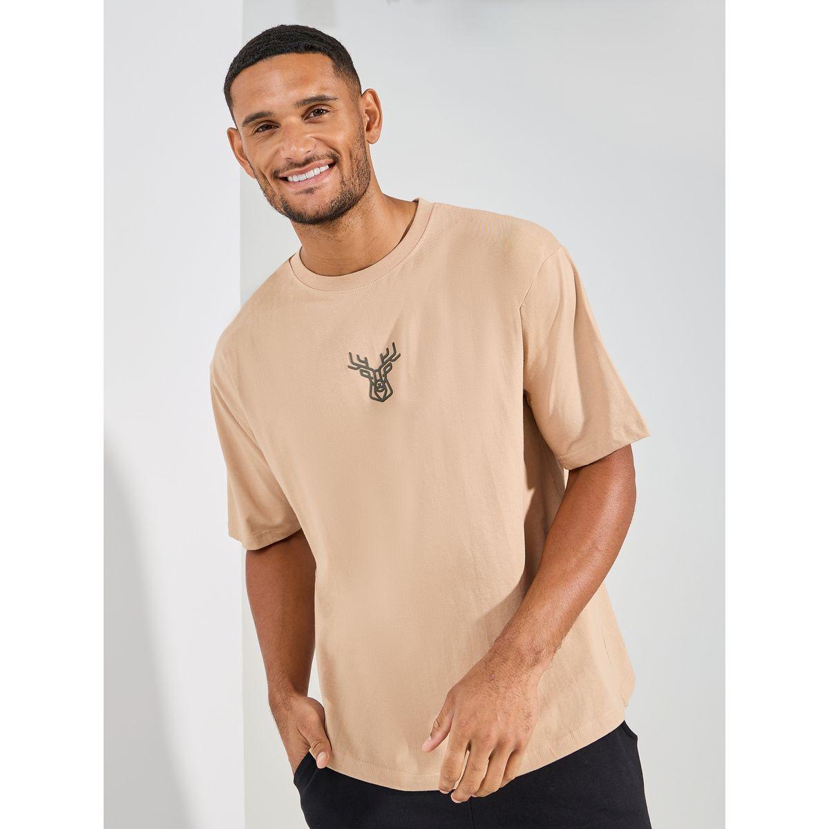 تيشيرت جيرسيه فضفاض مطبع بطبعة ناعمة-men-clothing-tshirtsandpolos-tshirts-image-1