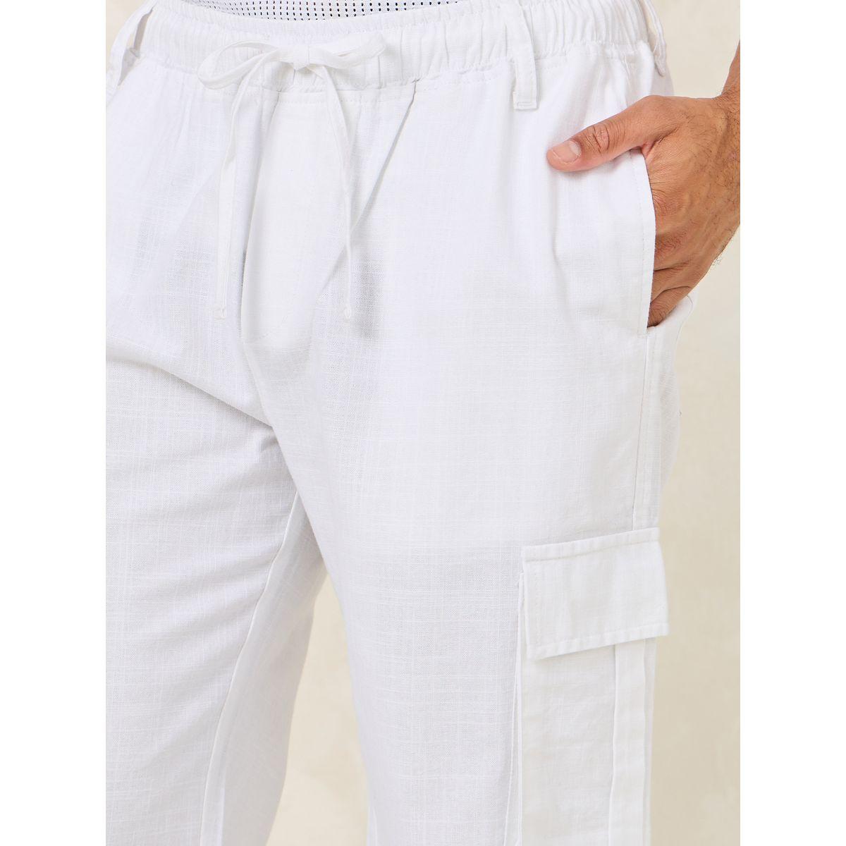 بنطال منسوج بنمط كارجو وقصة مريحة-men-clothing-bottoms-trousersandchinos-trousers-image-3