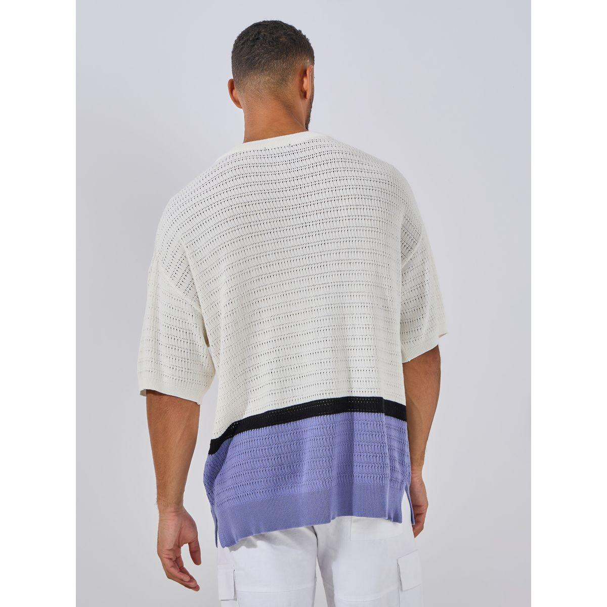Styli Limited Premium Cotton Color Block Knit Oversized T-Shirt-men-clothing-tshirtsandpolos-tshirts-image-4