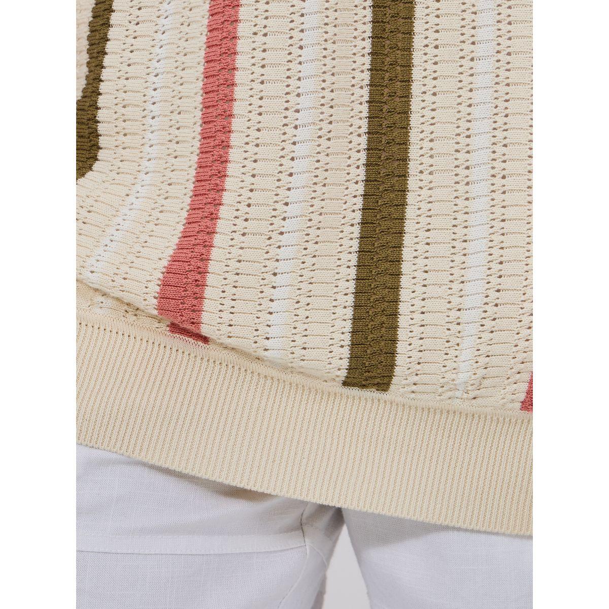 Styli Limited Premium Cotton Striped  Knit Relaxed T-Shirt-men-clothing-tshirtsandpolos-tshirts-image-3