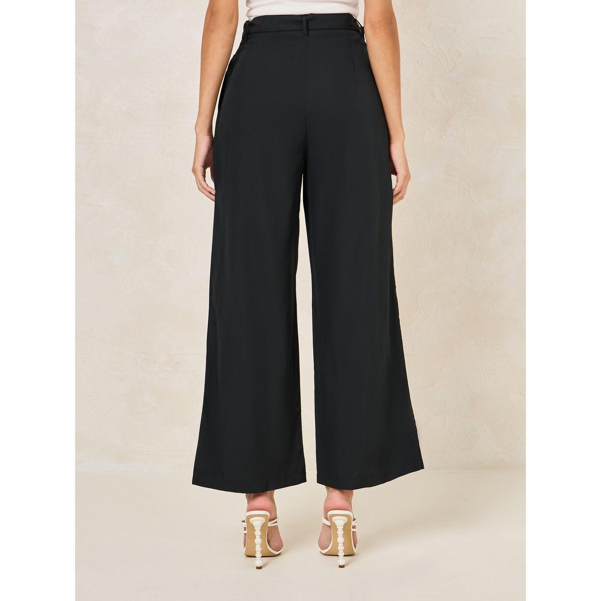 بنطال بارجل واسعة وخصر عالي مع حزام-women-clothing-bottoms-trousers-image-4