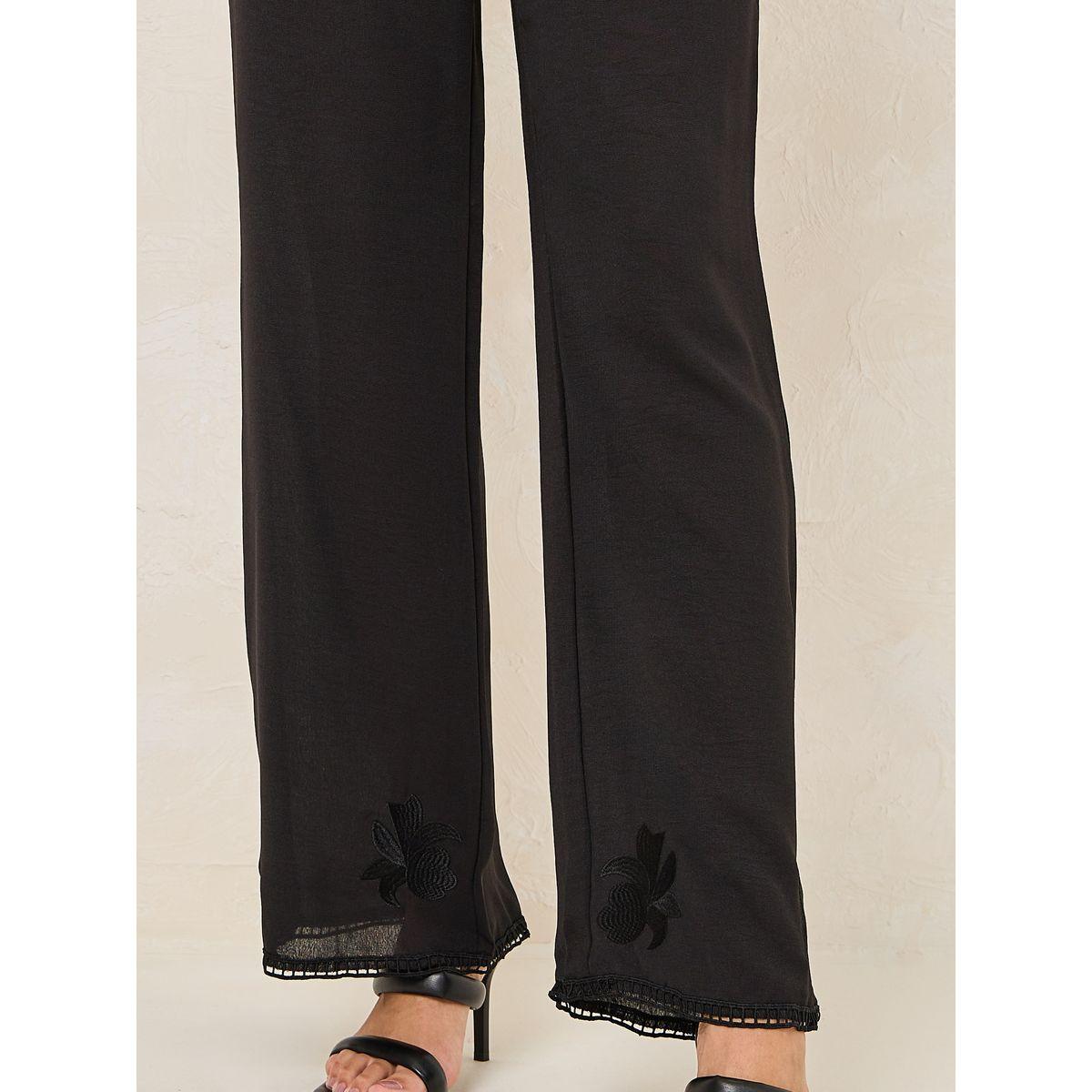 بنطال أنيق بأرجل واسعة وتفاصيل مُطرّزة-women-clothing-bottoms-trousers-image-3