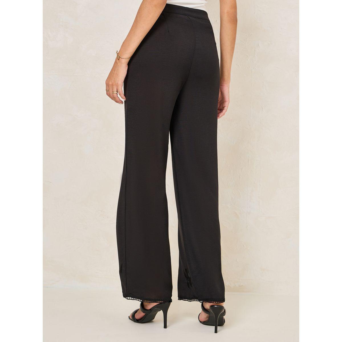 بنطال أنيق بأرجل واسعة وتفاصيل مُطرّزة-women-clothing-bottoms-trousers-image-4
