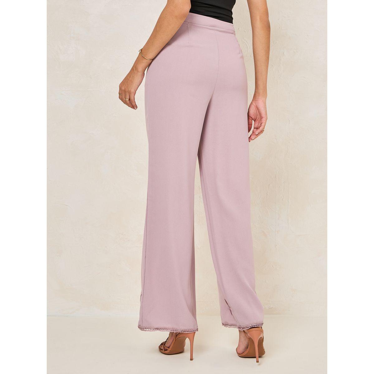 بنطال أنيق بأرجل واسعة وتفاصيل مُطرّزة-women-clothing-bottoms-trousers-image-4