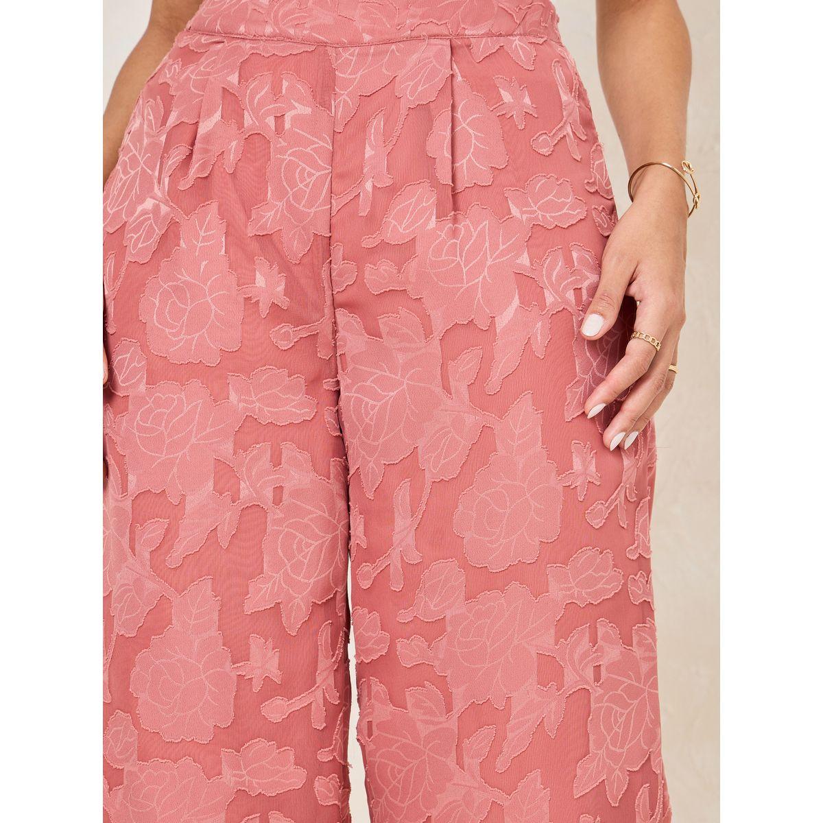 بنطال بارجل مستقيمة مع تفاصيل دانتيل-women-clothing-bottoms-trousers-image-3