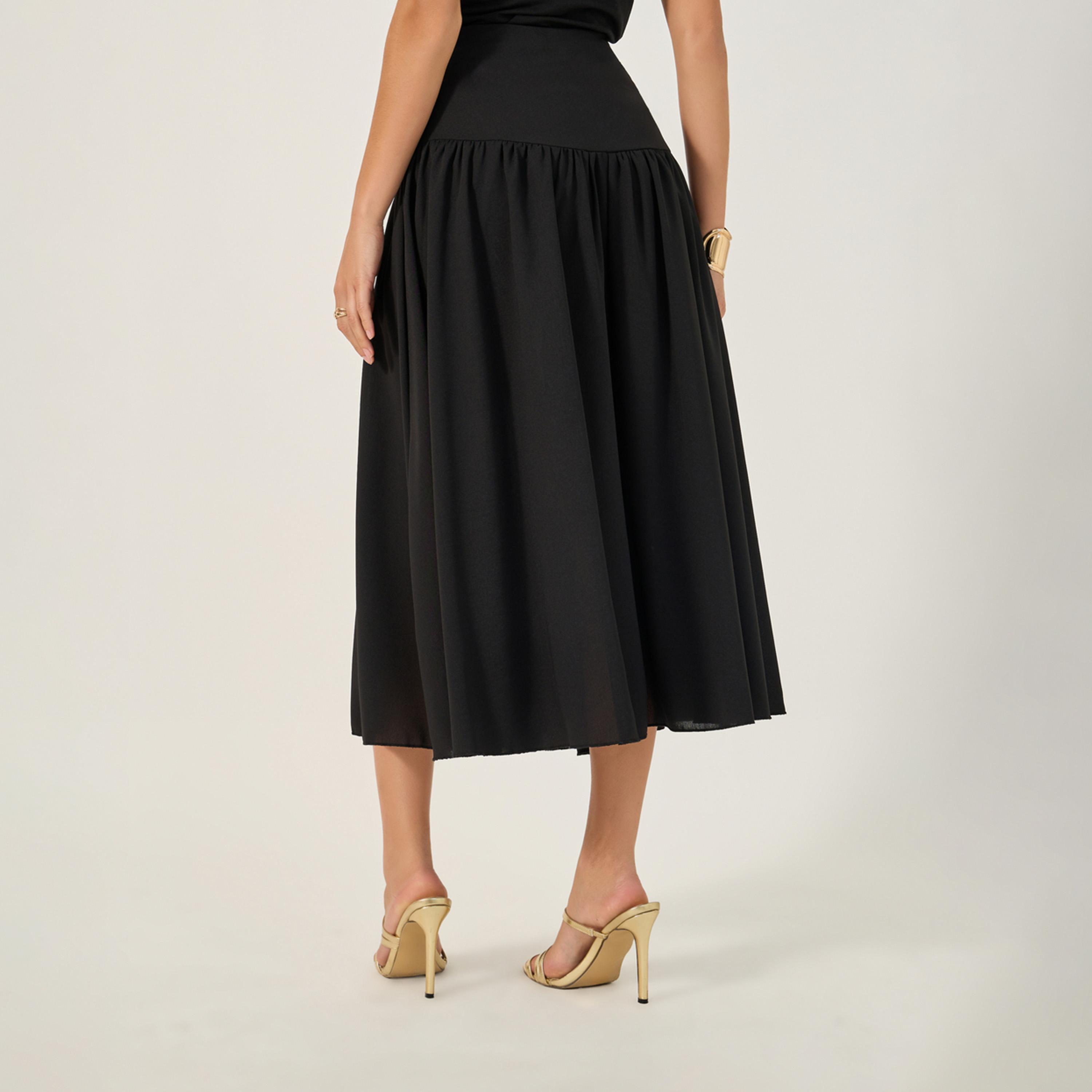 ستايلي - تنورة ميدي بقصة A وحزام خصر عريض-women-clothing-bottoms-skirts-image-4