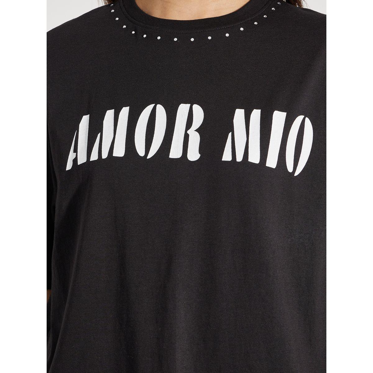 Styli Oversized Amor Mio Slogan Rhinestone Longline T-Shirt-women-clothing-tshirts-image-4