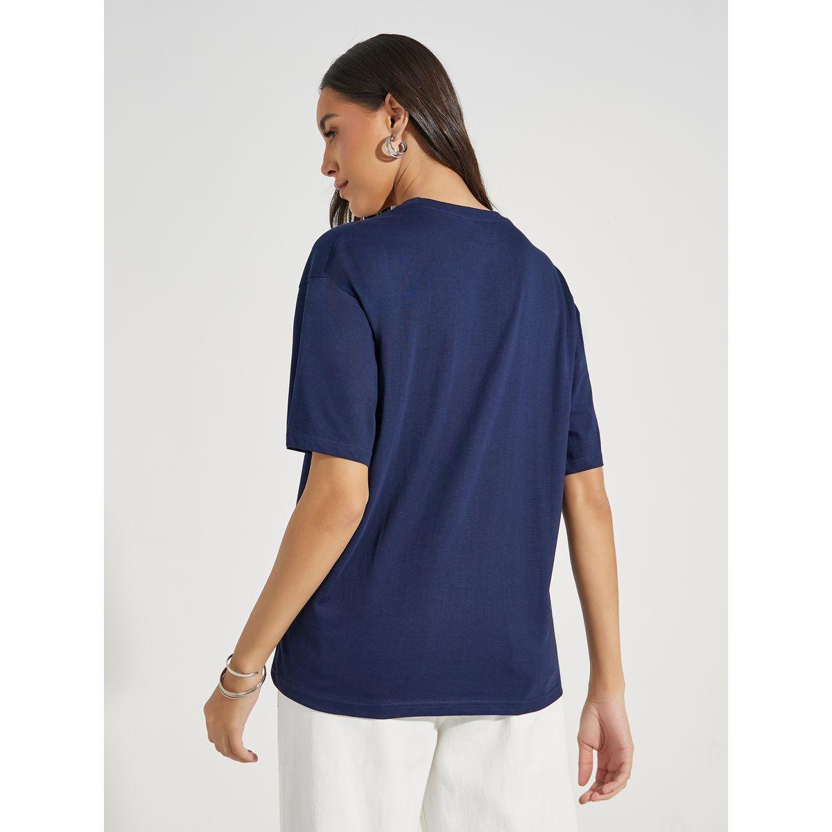 شعار أمور ميو الضخم بتصميم ستيلي من حجر الراين طويل-women-clothing-tshirts-image-6