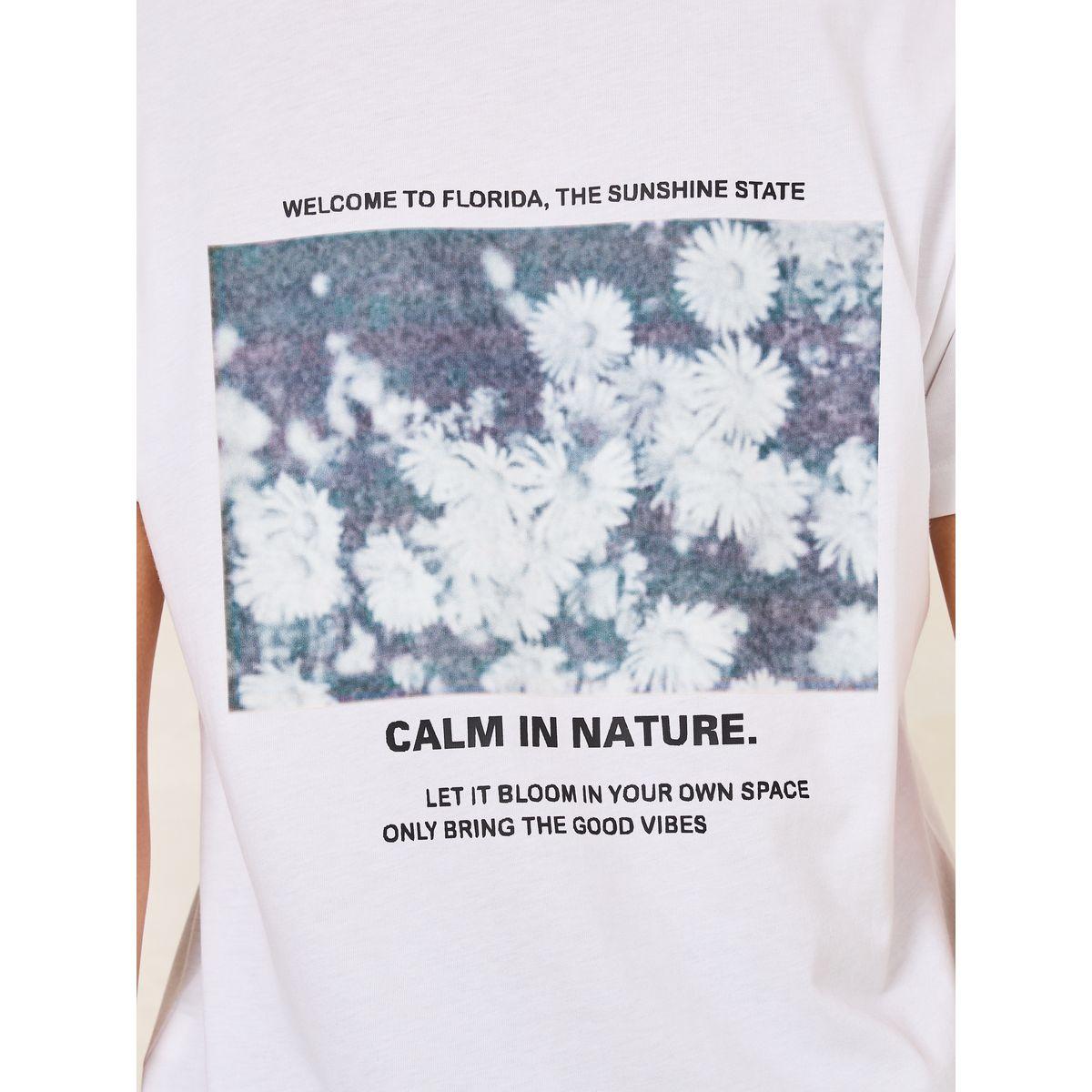Styli Regular Fit Calm in Nature Graphic Drop Shoulder T-Shirt-women-clothing-tshirts-image-5