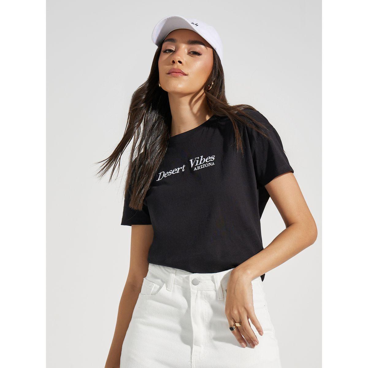 Styli Regular Fit Desert Vibes Embroidered Slogan T-Shirt-women-clothing-tshirts-image-1