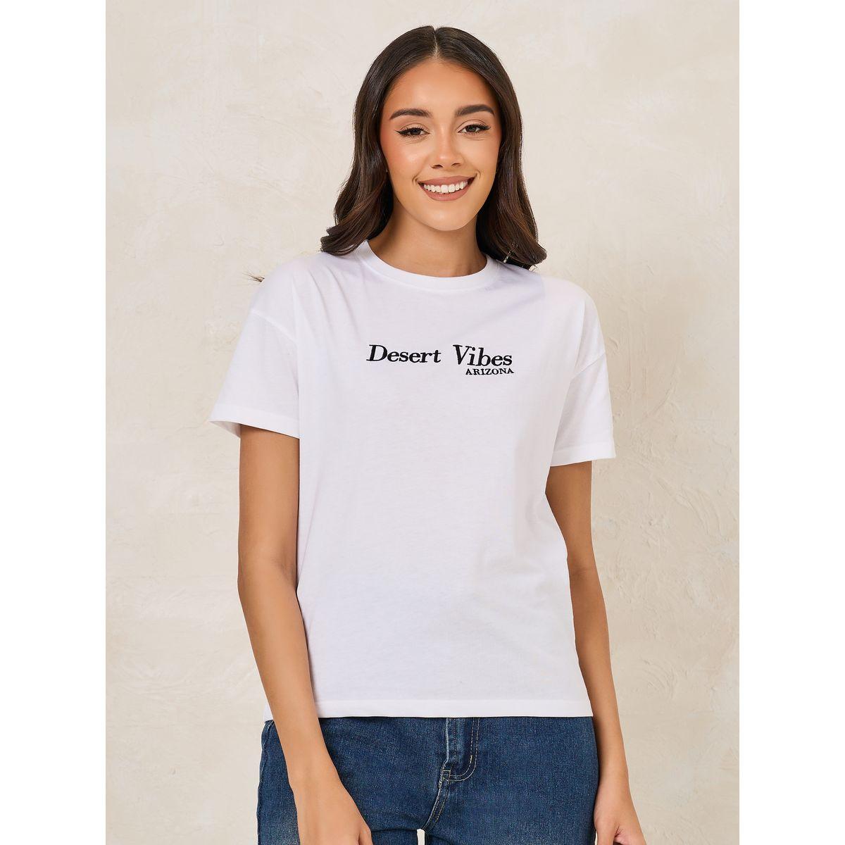 Styli Regular Fit Desert Vibes Embroidered Slogan T-Shirt-women-clothing-tshirts-image-3