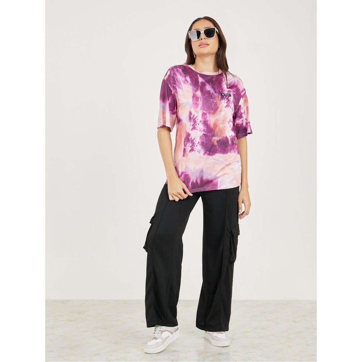 Styli Oversized Tie-Dye Round Neck T-Shirt-women-clothing-tshirts-image-2