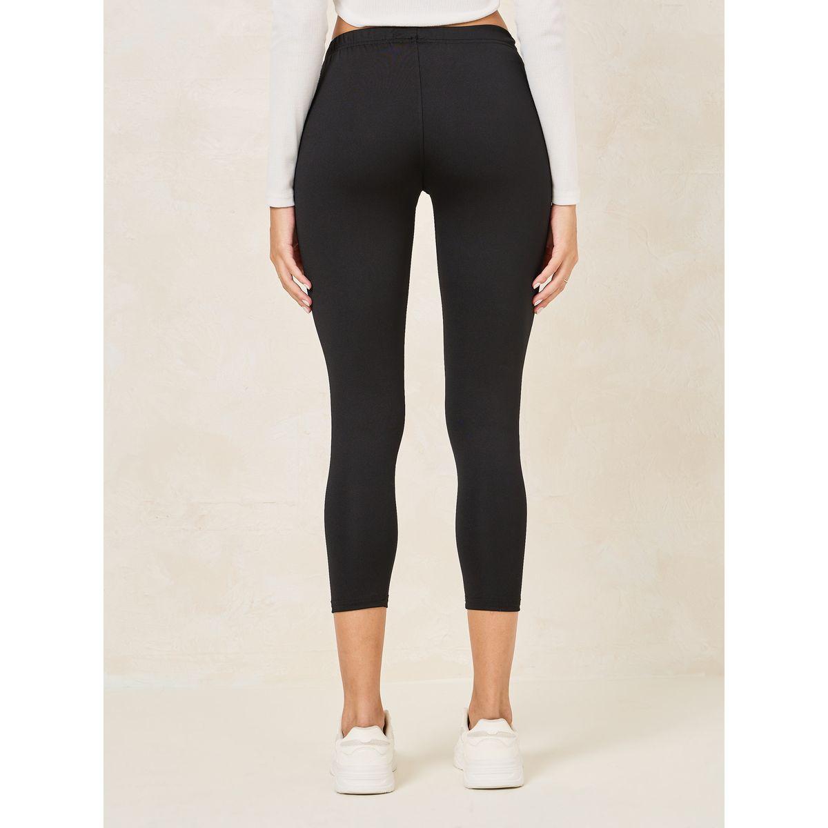 Styli Basic Elastic Waistband Crop Leggings-women-clothing-bottoms-leggings-image-4