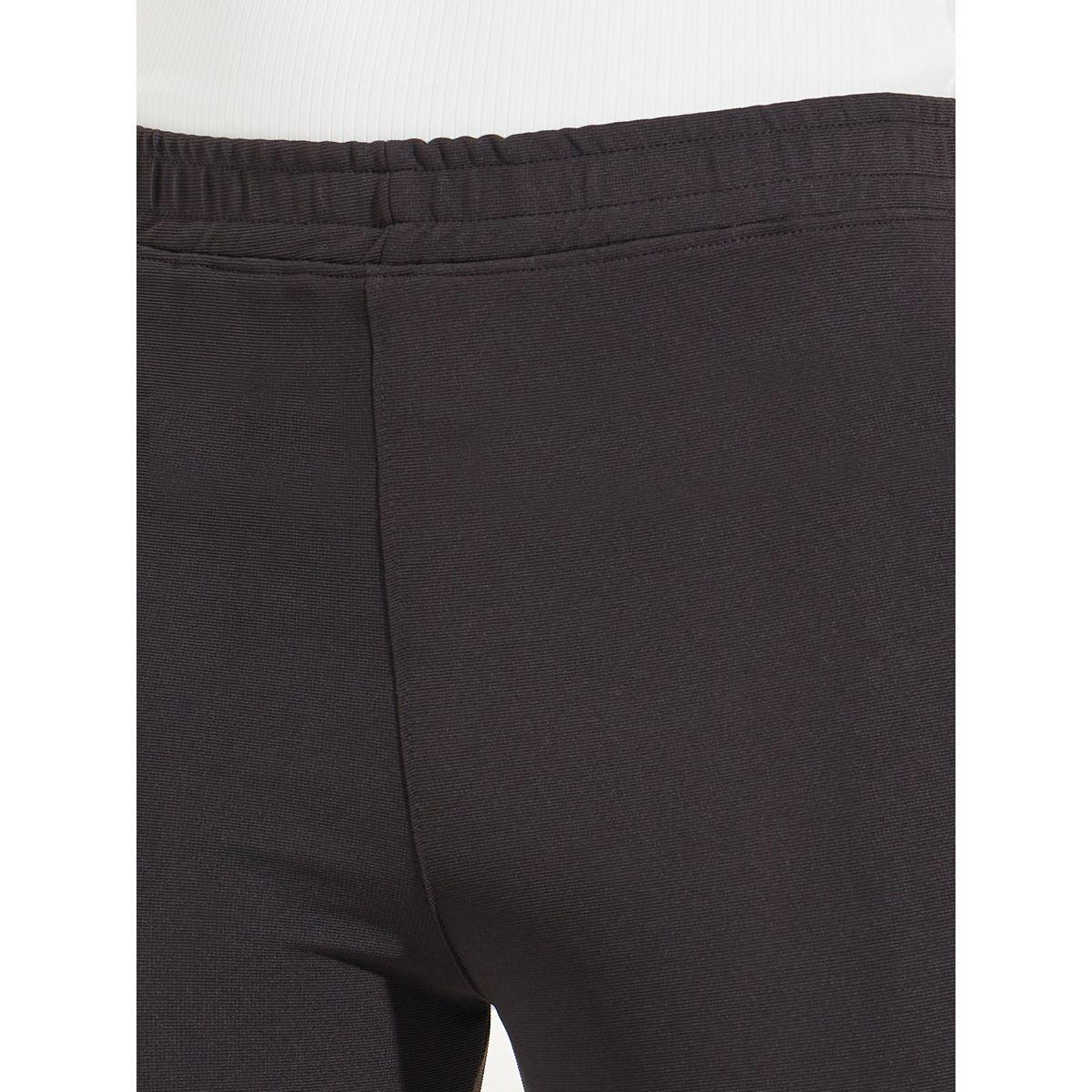 Styli Solid Fit & Flare Elastic Waistband Leggings-women-clothing-bottoms-leggings-image-3