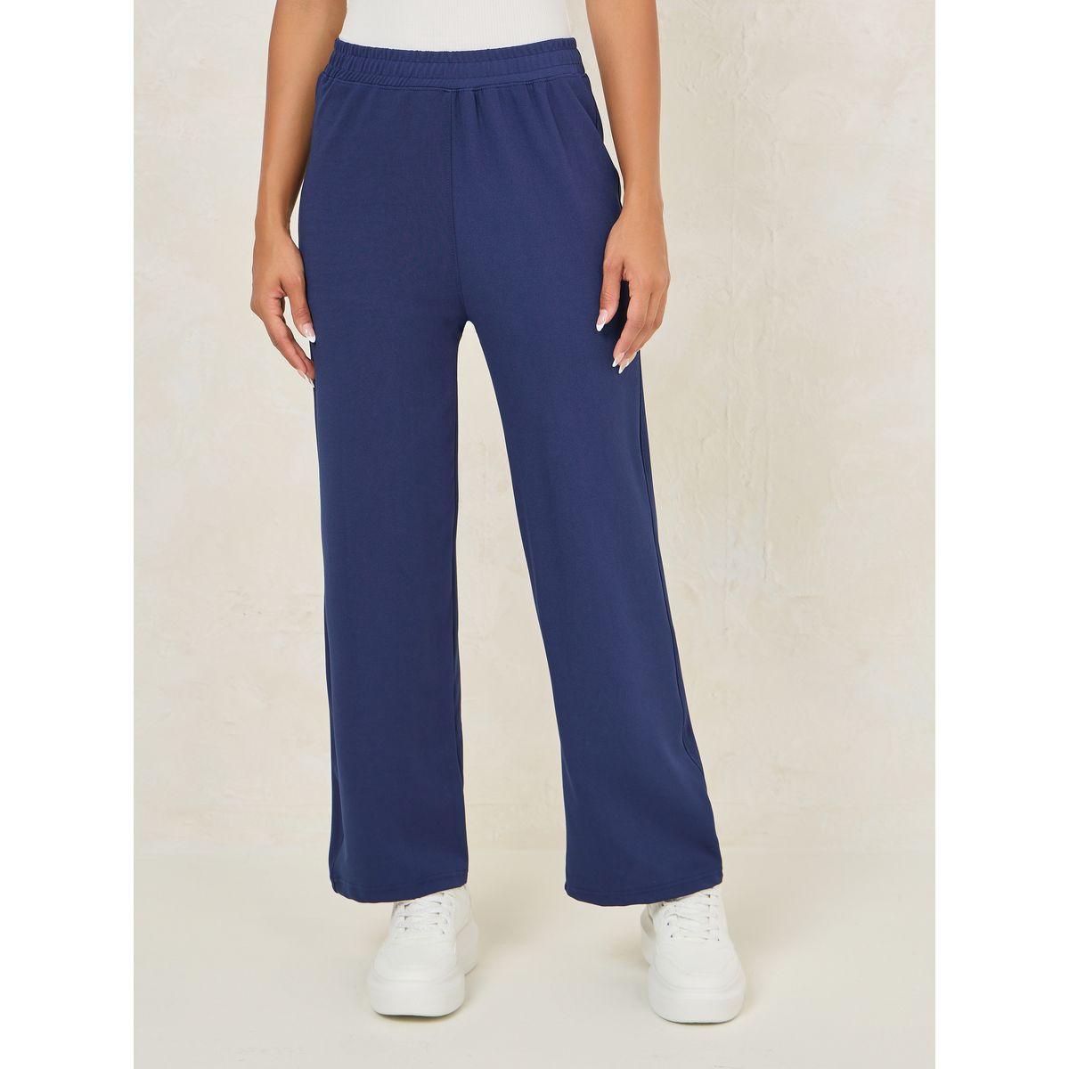 Styli Solid Fit & Flare High Rise Full Length Leggings-women-clothing-bottoms-leggings-image-1