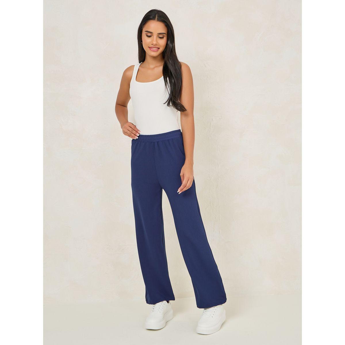 ليقنز سادة مع ارجل بحواف واسعة-women-clothing-bottoms-leggings-image-2
