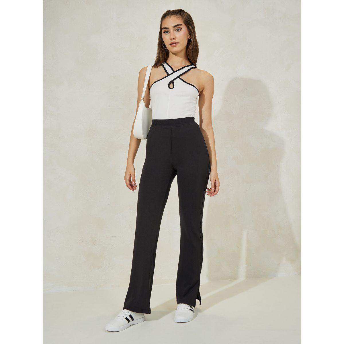 ليقنز محبوك بارجل مستقيمة وشق جانبي-women-clothing-bottoms-leggings-image-2