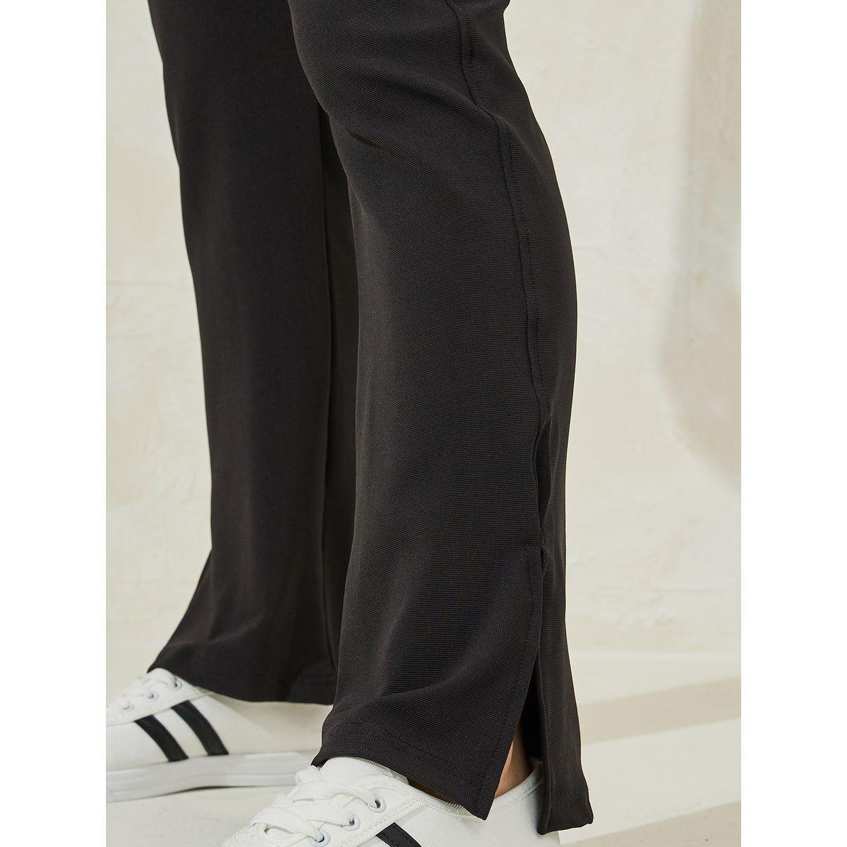 ليقنز محبوك بارجل مستقيمة وشق جانبي-women-clothing-bottoms-leggings-image-3