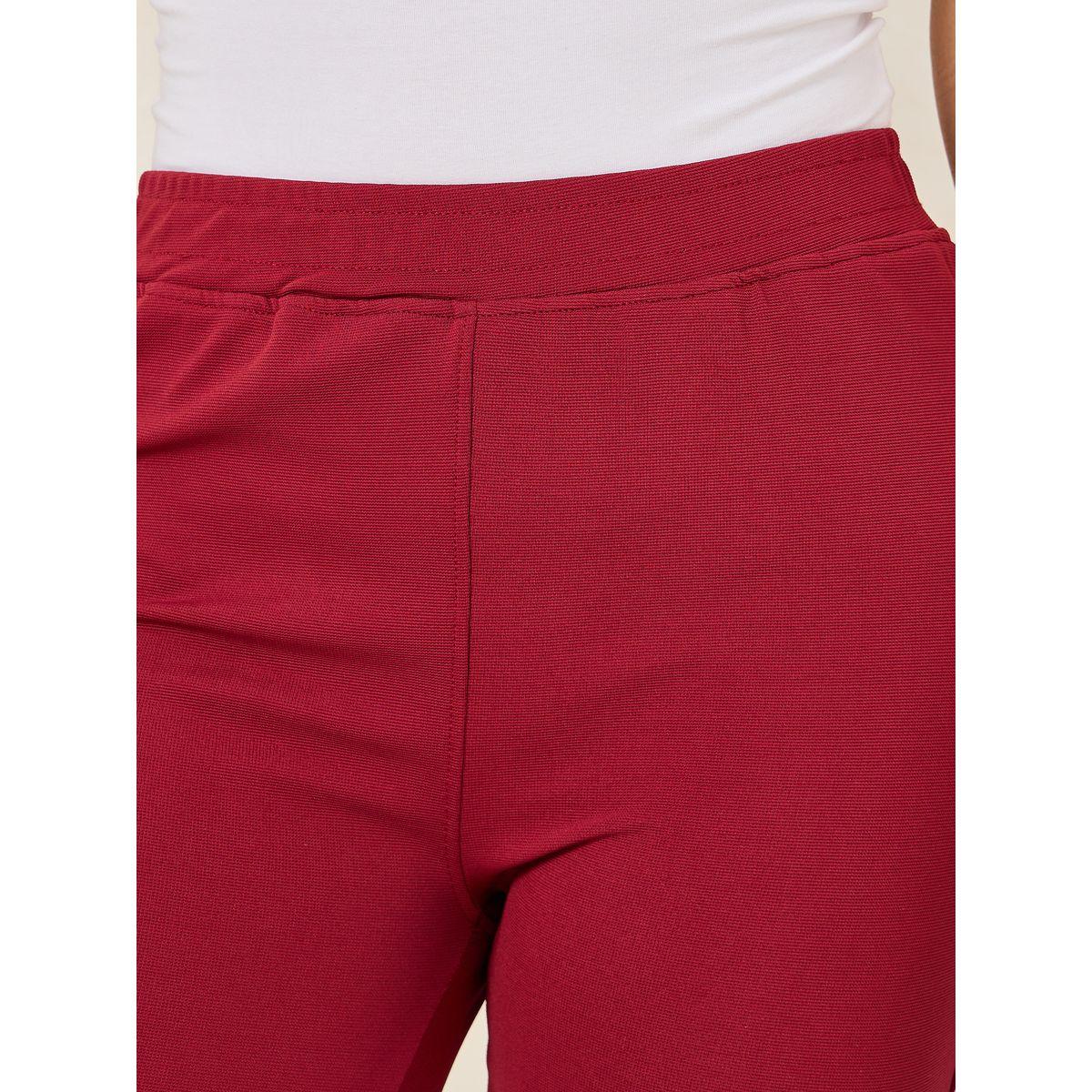 Styli Straight Fit Knit Leggings with Side Slit-women-clothing-bottoms-leggings-image-3