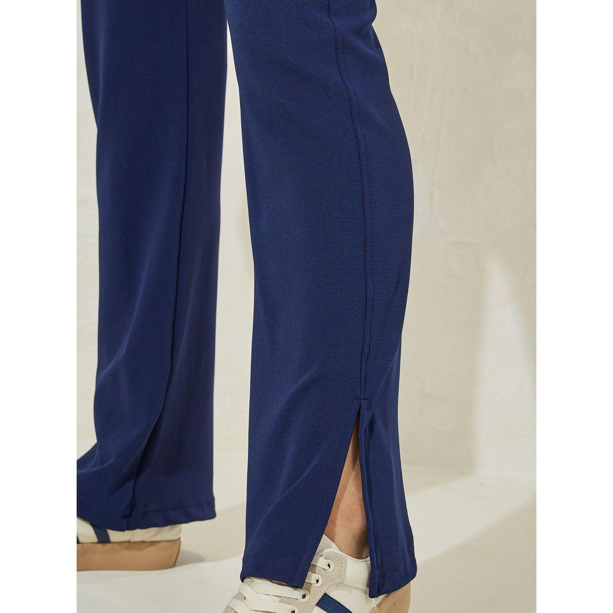 Styli Straight Fit Knit Leggings with Side Slit-women-clothing-bottoms-leggings-image-3