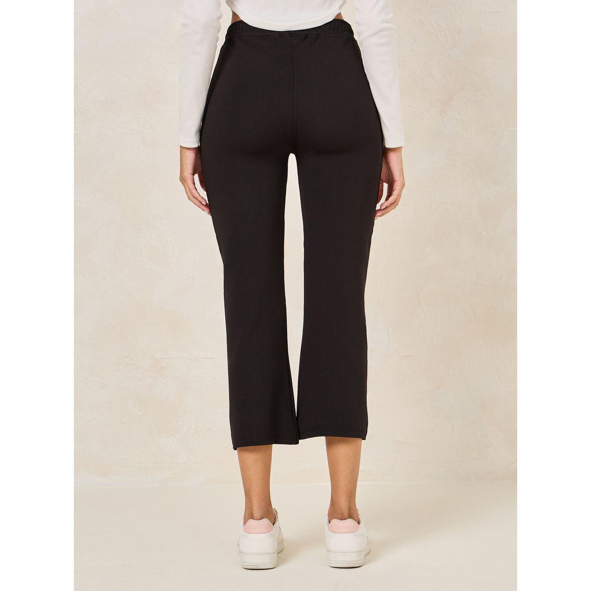 Styli Solid Fit & Flare High Rise 3/4 Leggings-women-clothing-bottoms-leggings-image-4