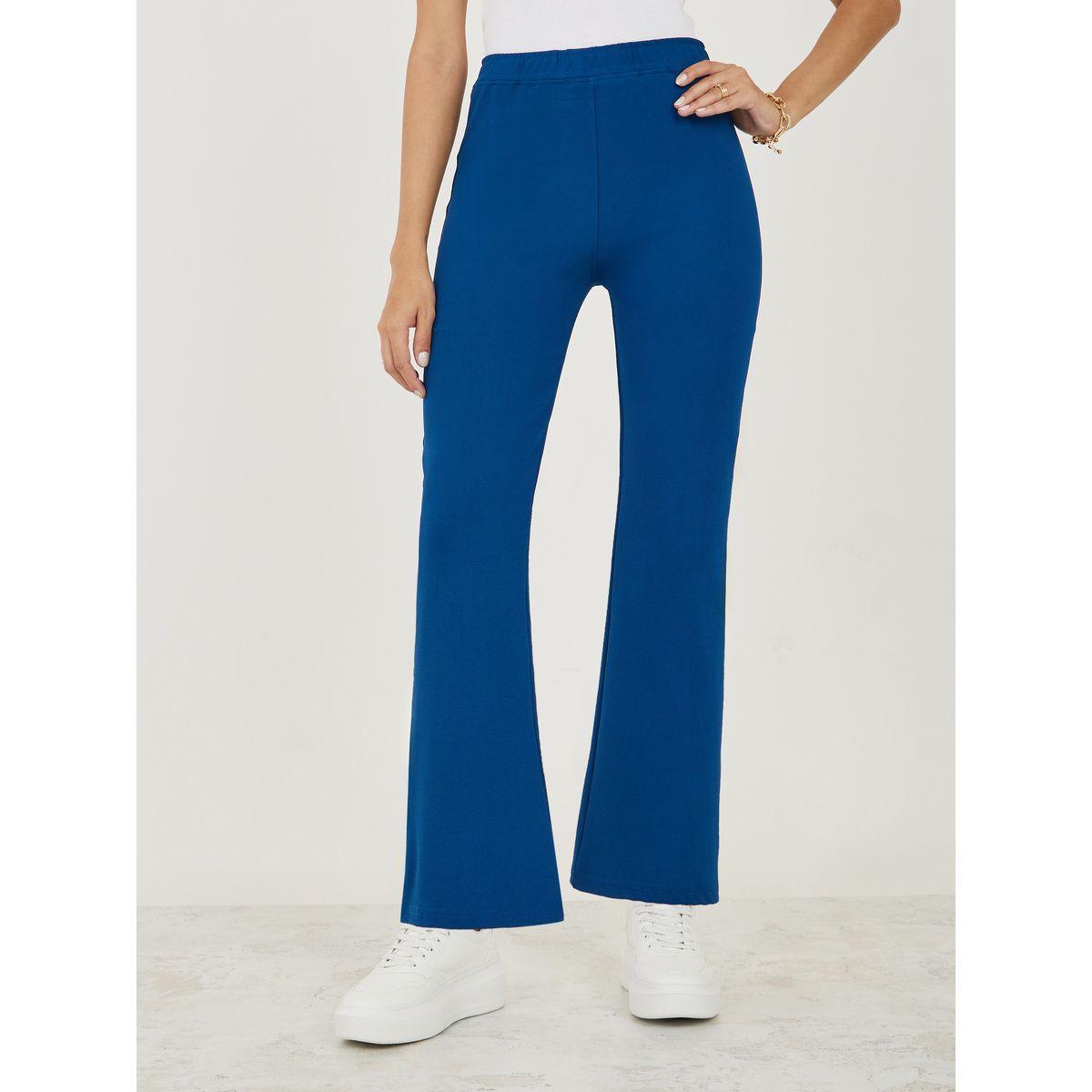 Styli Solid Fit & Flare High Rise 3/4 Leggings-women-clothing-bottoms-leggings-image-1