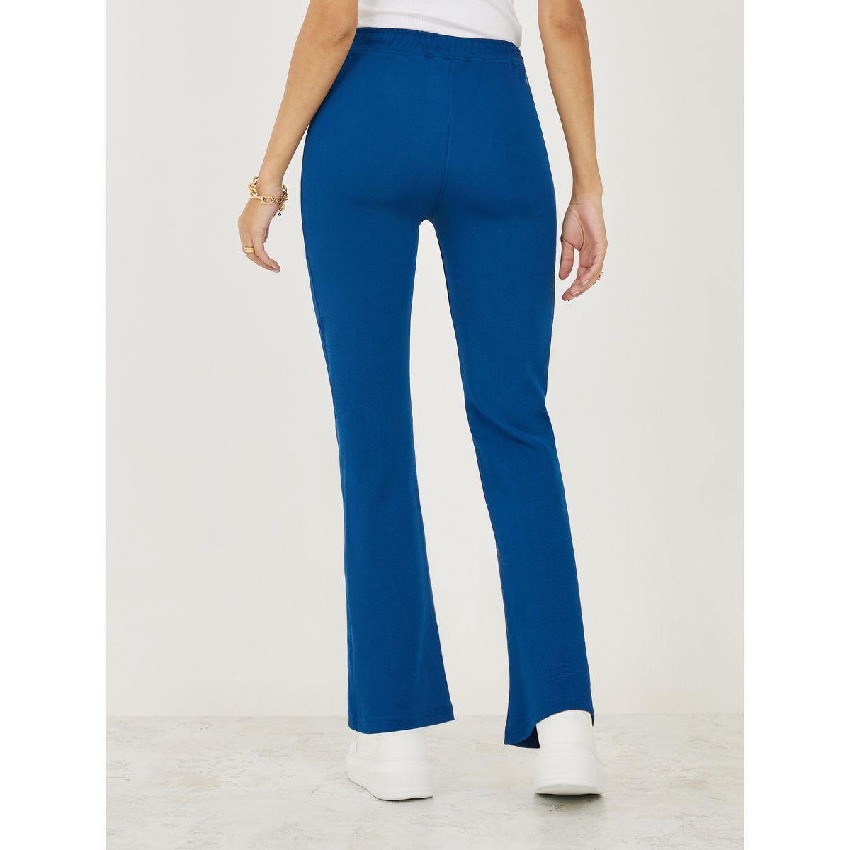 Styli Solid Fit & Flare High Rise 3/4 Leggings-women-clothing-bottoms-leggings-image-4