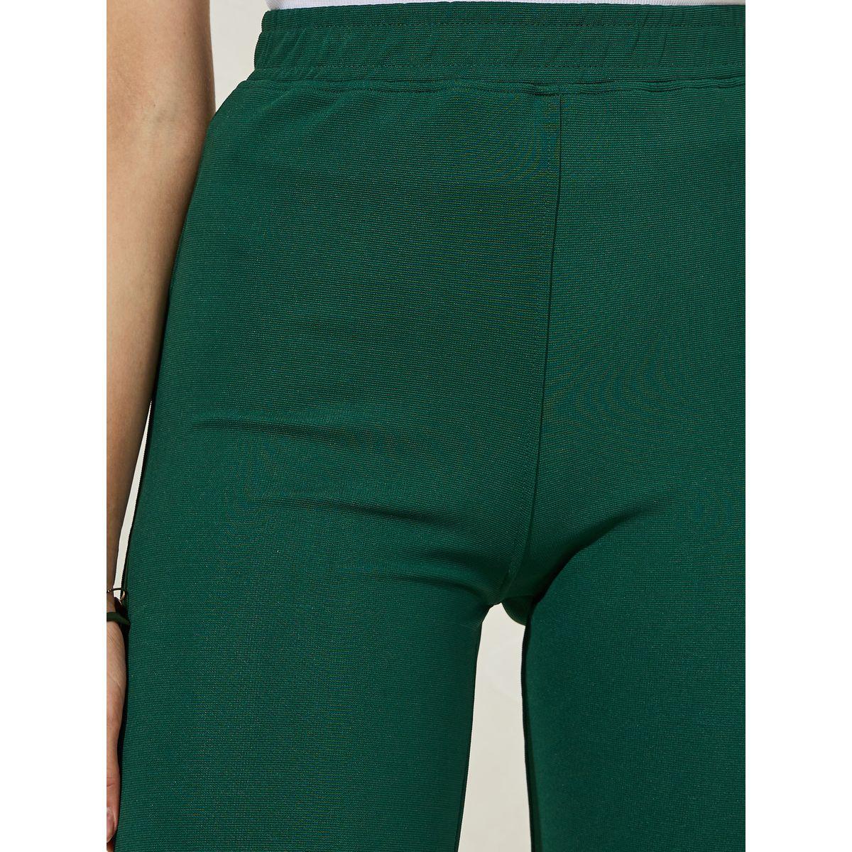 Styli Solid Fit & Flare High Rise 3/4 Leggings-women-clothing-bottoms-leggings-image-3