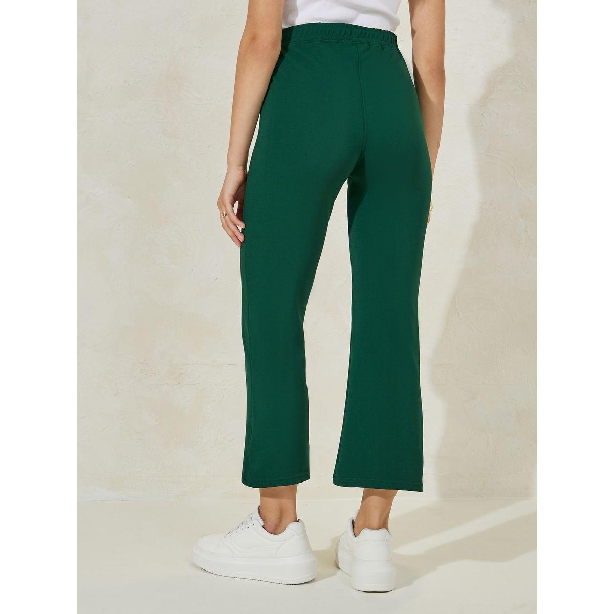 Styli Solid Fit & Flare High Rise 3/4 Leggings-women-clothing-bottoms-leggings-image-4