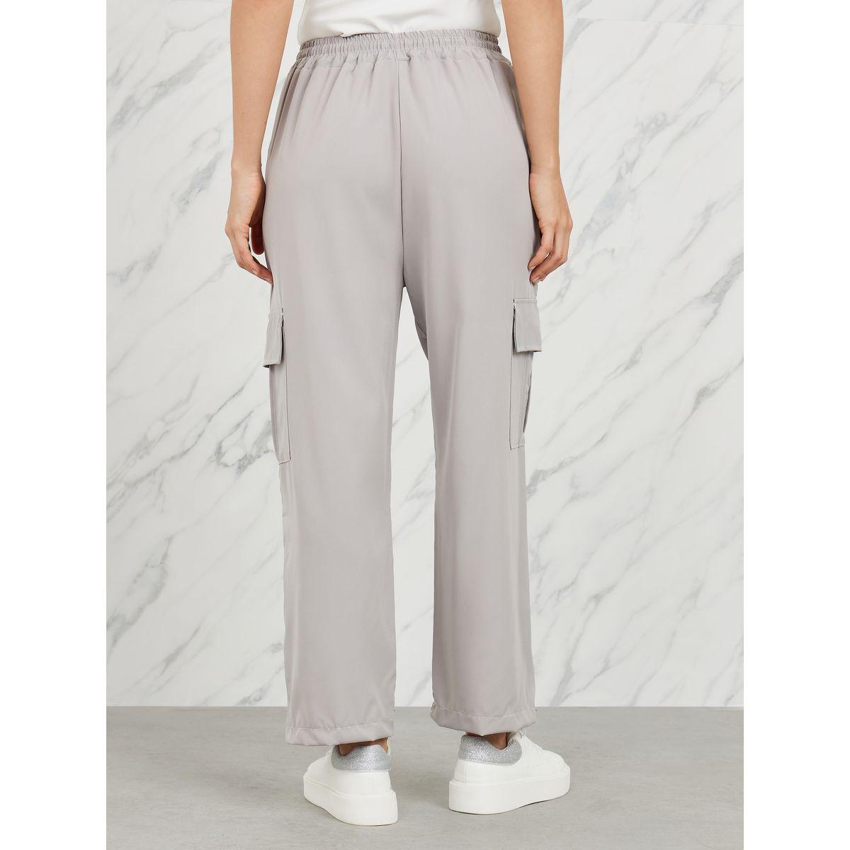 Styli Drawstring Waistband Straight Leg Cargo Pant-women-clothing-bottoms-trousers-image-4
