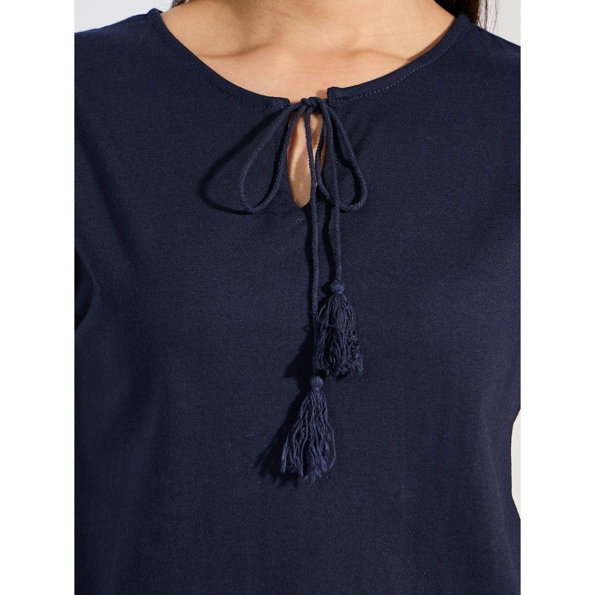 Styli Unwind Tassel Tie T-Shirt & Tropical Capri Set-women-clothing-nightwear-pyjamas-longsets-image-4