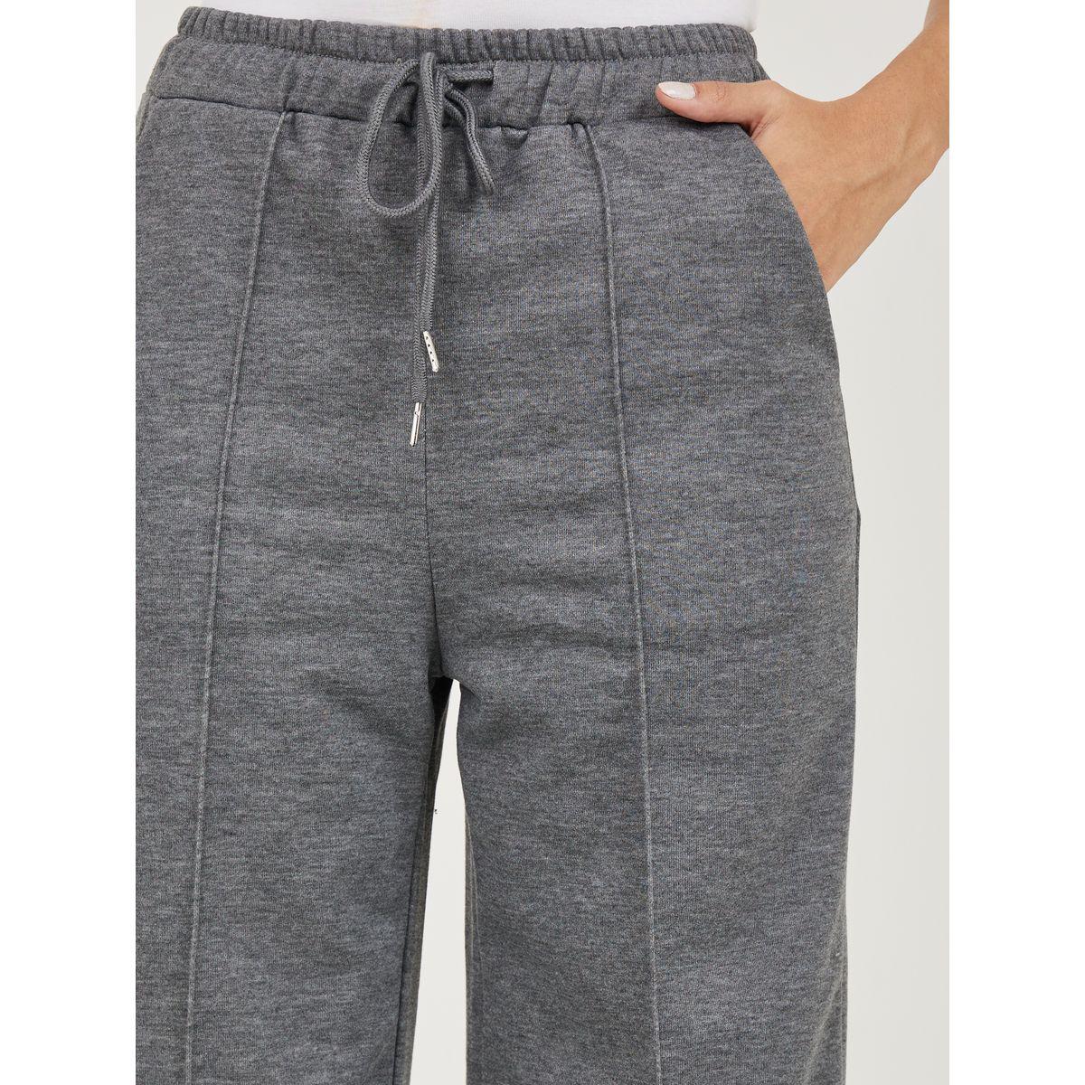 Styli Seam Detail Ankle Length Straight Leg Joggers-women-clothing-bottoms-joggers-image-3
