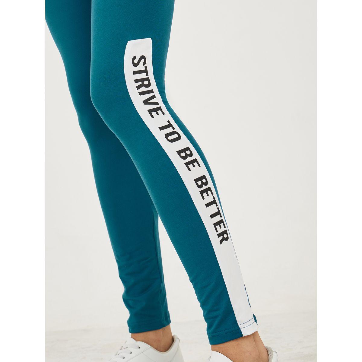 Styli Side Slogan Print Ankle Length Leggings-women-clothing-bottoms-leggings-image-4