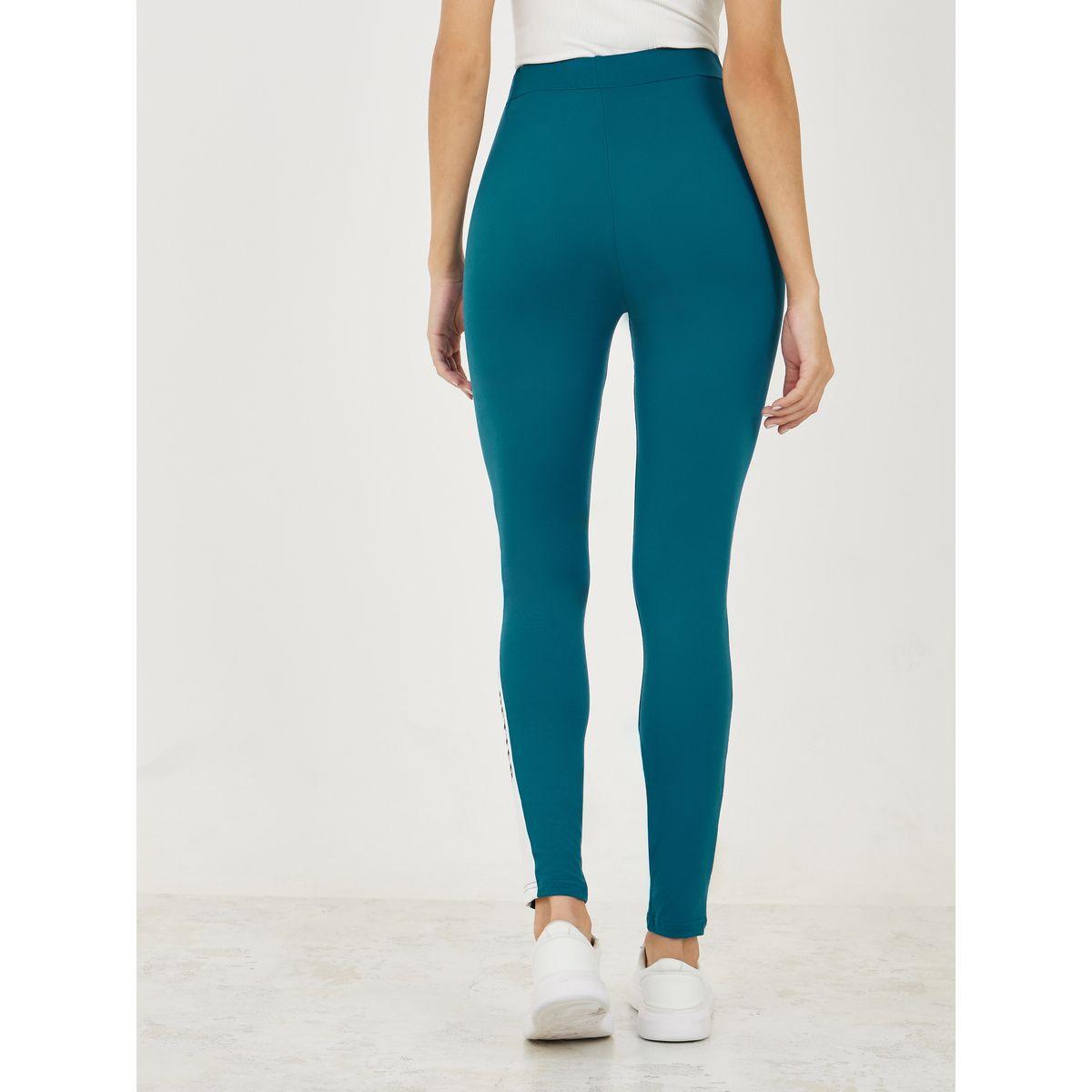 Styli Side Slogan Print Ankle Length Leggings-women-clothing-bottoms-leggings-image-5