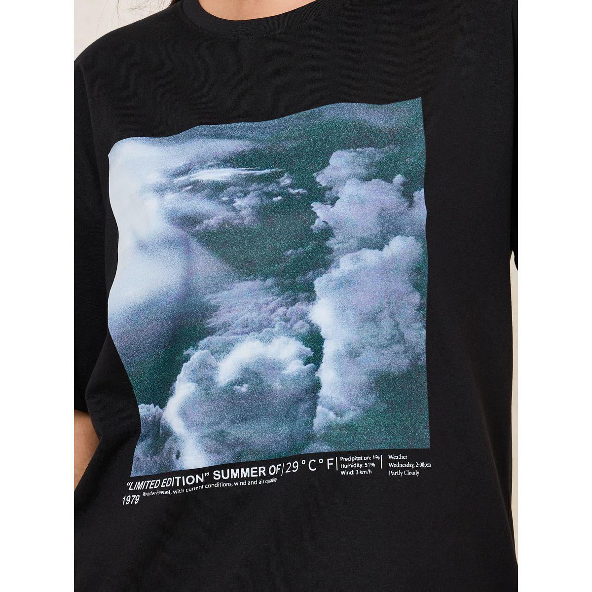 تيشيرت فضفاض مطبع بطبعة جرافيك-women-clothing-tshirts-image-4