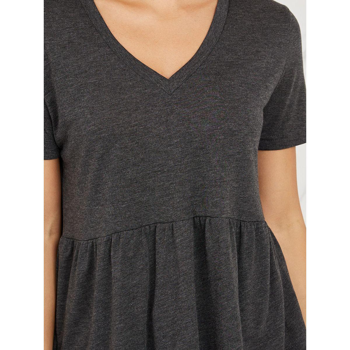 تيشيرت بيبلوم بقصة عادية-women-clothing-tshirts-image-3