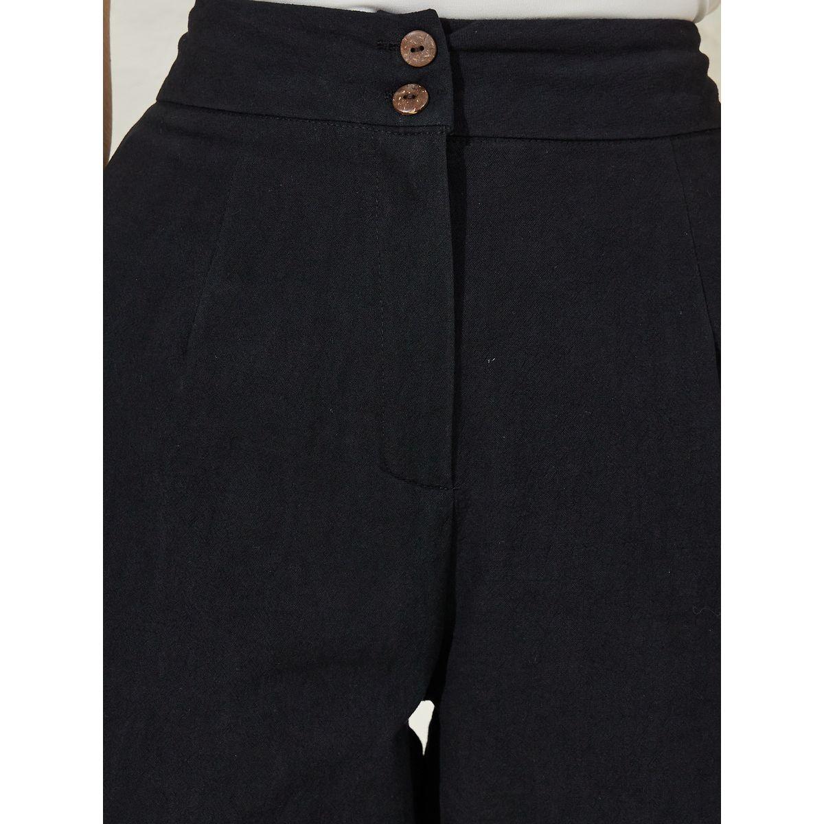 Styli High Rise Linen Look Relaxed Fit Pants-women-clothing-bottoms-trousers-image-3
