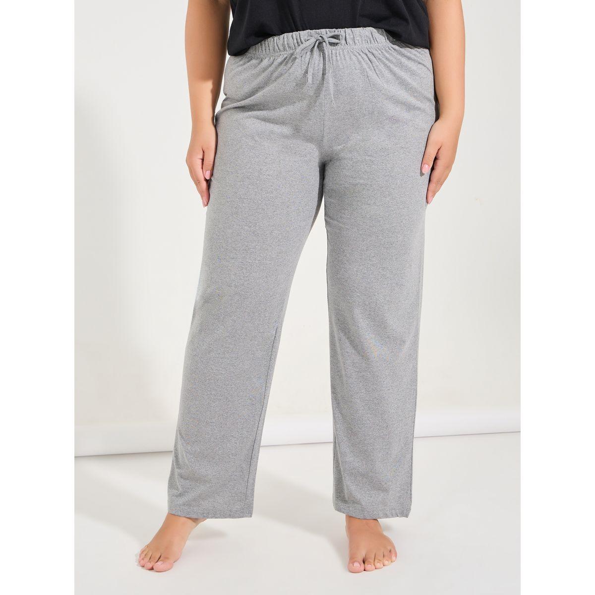 Styli Plus Size Choose Kindness Embroidered Pocket T-Shirt & Pyjama Set-women-clothing-nightwear-pyjamas-longsets-image-5