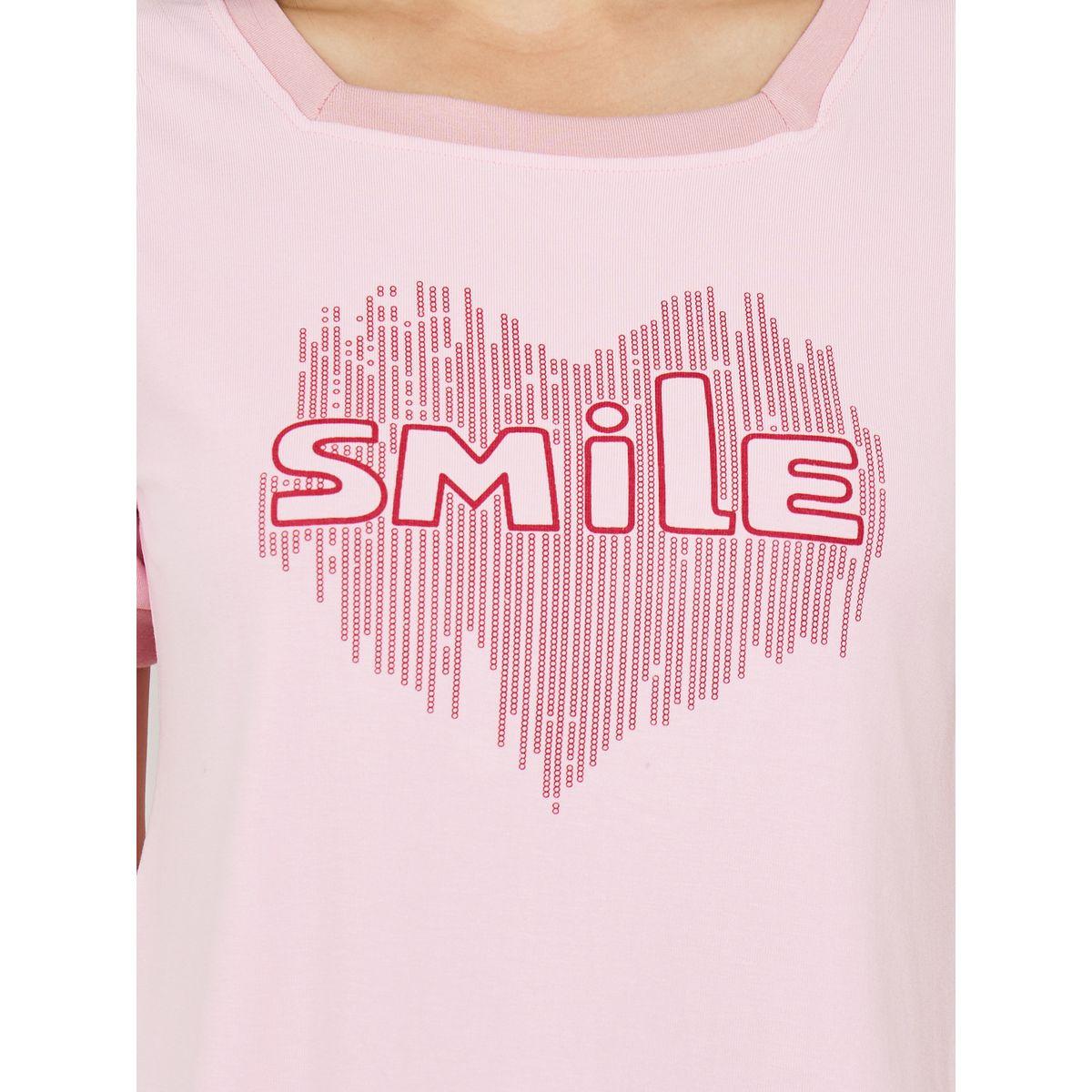 تيشيرت بياقة واسعة وقصة عادية-women-clothing-tshirts-image-3