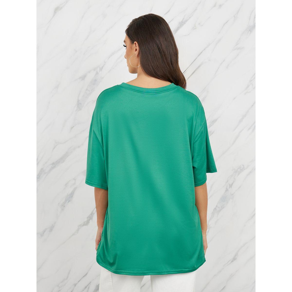 Styli Oversized You Are My Sunshine Print Longline T-Shirt-women-clothing-tshirts-image-4